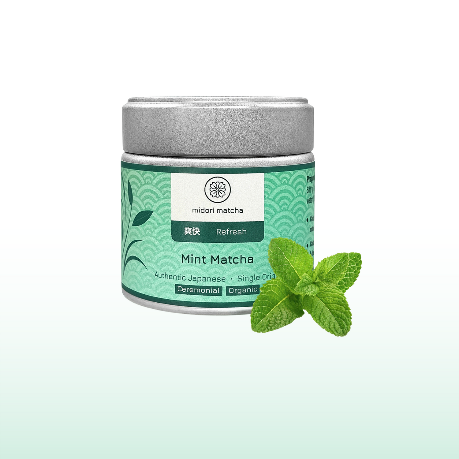 Organic Matcha with Mint