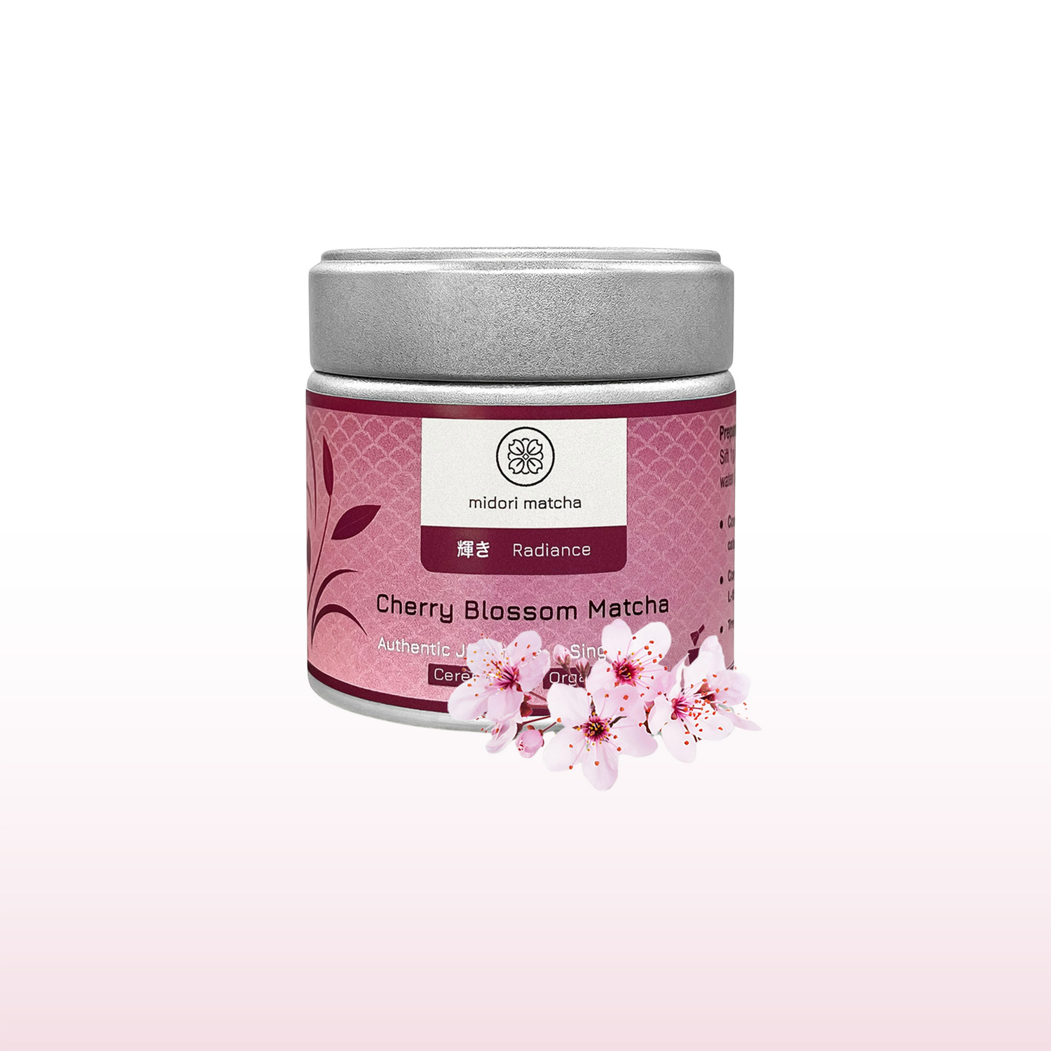 Organic Matcha with Cherry Blossom