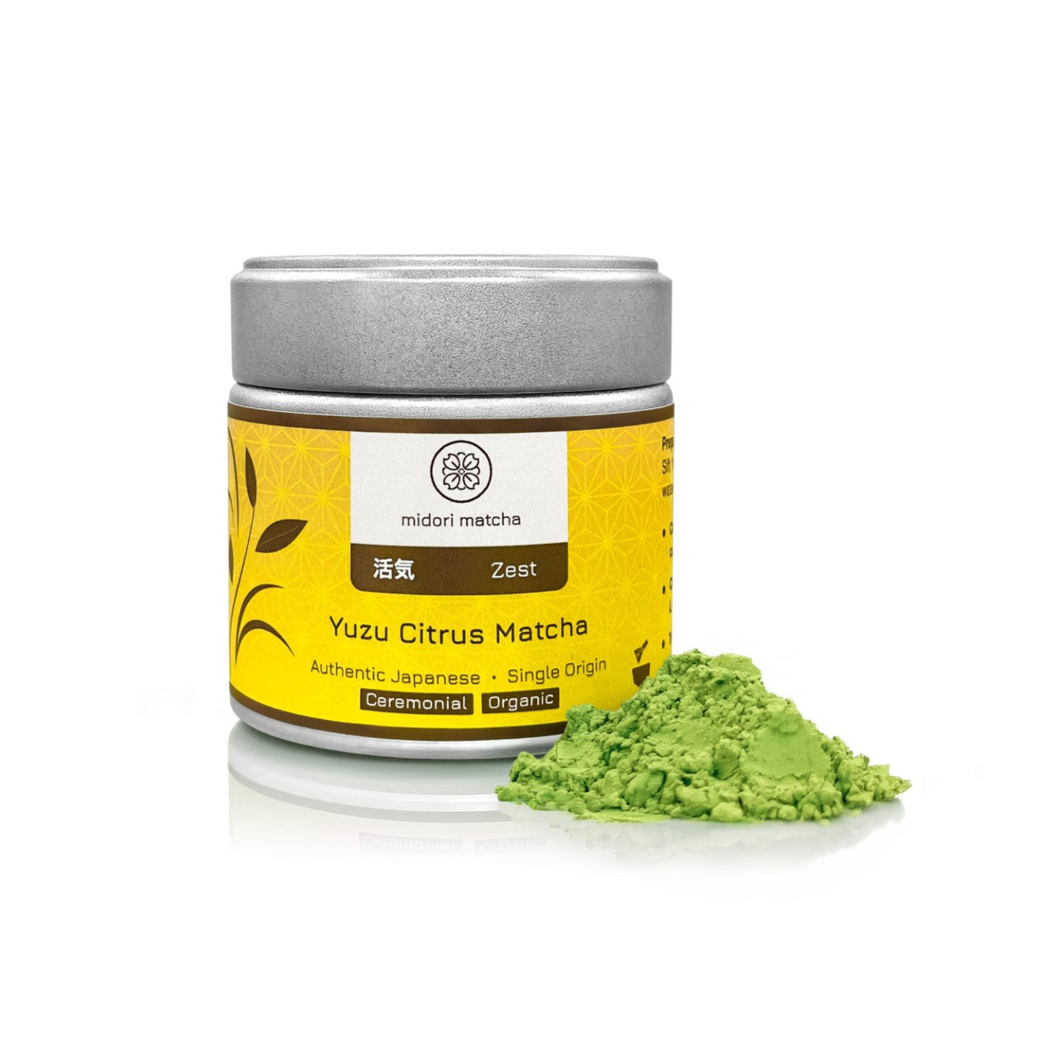 Organic Matcha with Yuzu Citrus