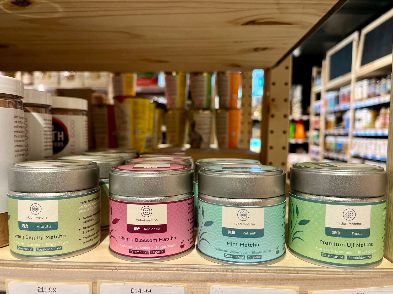 🌿Midori Matcha on the Shelf — Now at Mum’s Whole Food, Kew Bridge